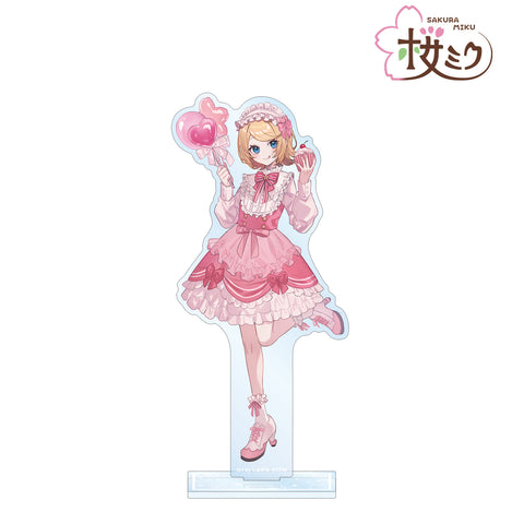 (Pre-Order) Sakura Miku - Kagamine Rin Cherry Blossom Party Ver. Big Acrylic Stand