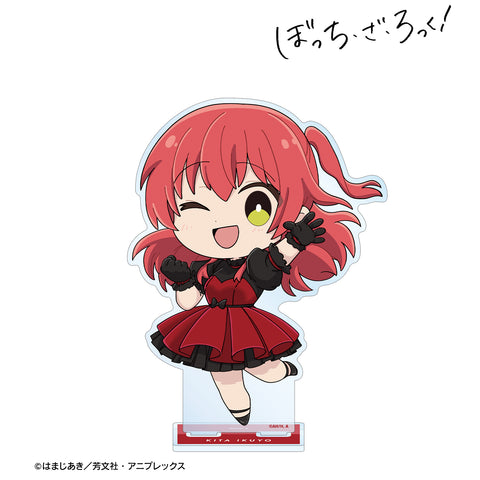 (Pre-Order) Bocchi the Rock! - Kita Ikuyo Chibi Chara Red Dress Ver. Big Acrylic Stand