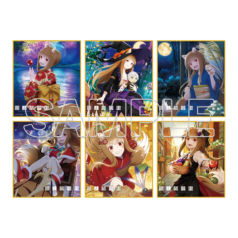 (Pre-Order) Spice and Wolf: merchant meets the wise wolf - Trading Mini Shikishi