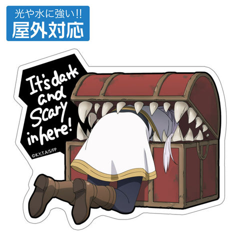 Frieren: Beyond Journey's End - Frieren Getting Eaten by Mimic Outdoors Sticker