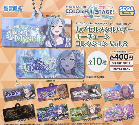 Project SEKAI Colorful Stage! feat. Hatsune Miku - Capsule Metal Banner Key Chain Collection Vol. 3