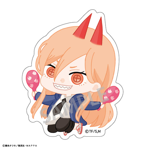 Chainsaw Man - Mini Deco Sticker Power Enjoy Music